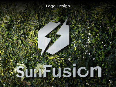 SunFusion Solar Energy - Logo Design energy logo green energy renewable renewable energy renewable logo solar solar energy solar logo solar panel solar power solar system sun energy