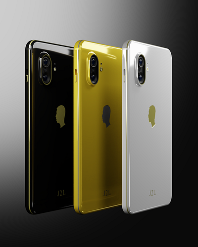 J2L 3D Phone Model & Animation 3d 3d artist 3d model 3d render animation blender branding design product photography