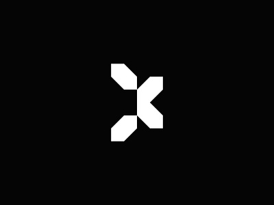 K Logo - Tech studio startup agency block brand brand identity branding business design graphic design handcrafted iconic k logo logofolio logomark startup studio symbol tech timeless visual identity x logo