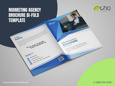 Marketing Agency Brochure Bi-Fold graphic design