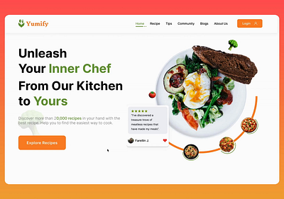 Food Recipe design icon typography ui ux vector