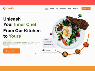 Food Recipe design icon typography ui ux vector