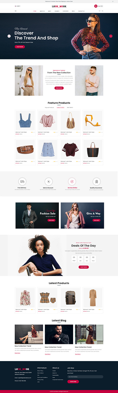 Fashion Website Design 3d banner branding design fashion graphic graphic design illustration logo motion graphics theme ui vector