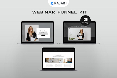 Kajabi Template Webinar Bundle custom kajabi templates kajabi kajabi customizable kajabi design kajabi funnel kajabi landing page kajabi lead magnet kajabi optin page kajabi pipeline kajabi sales funnel kajabi sales page kajabi template kajabi templates kajabi theme kajabi webinar