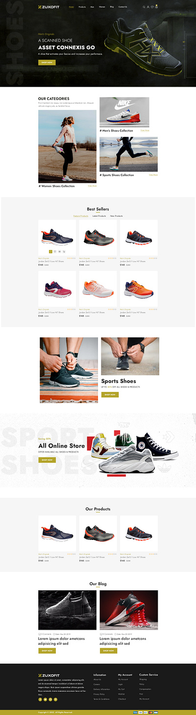 Shoes Website Design 3d banner branding design graphic design illustration logo motion graphics shoes ui vector