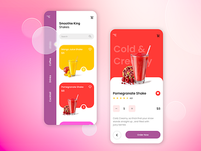 Fresh Fruit Smoothie King Shake app uiux app uiux juice fruit juice fruit juice uiux graphic design home page design juice mixed juice uiux design new design smoothies smoothies app ui smoothies uiux smoothies uiux design strawberry juice ui uiux uiux app uiux designer ux ux design