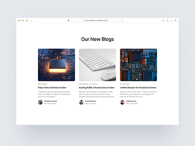 Insightful Tech Blog UI Desgin blog design figma graphic design illustration minimal modern simple tech ui