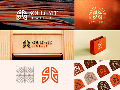Soulgate Jewelry brand identity branding design icon letter logo logomark logotype mark monogram