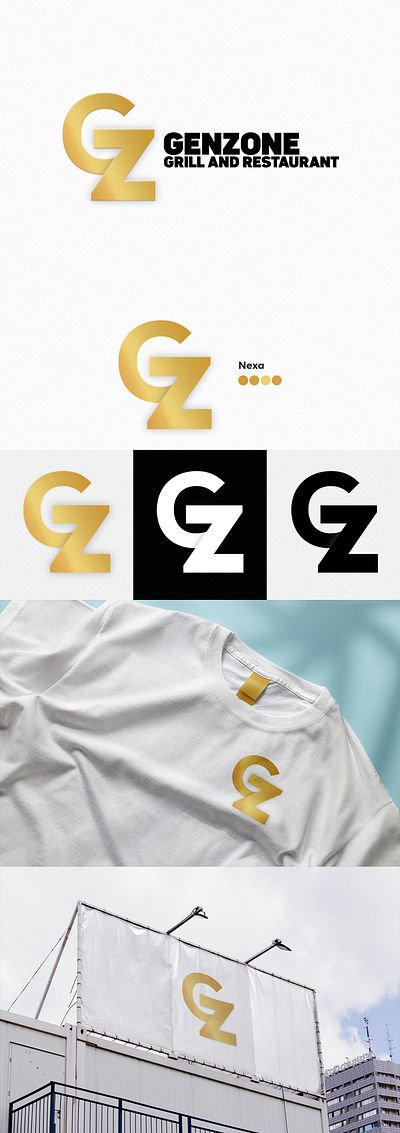 GenZone Re-designed Logo branding graphic design logo