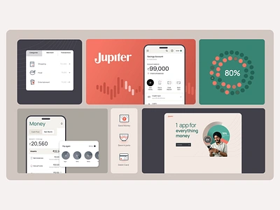 Jupiter: Brand Language animation brand identity branding design fintech graphic design icons illustration jupiter logo logo animation motion motion design motion graphics product typography ui uiux upi vector