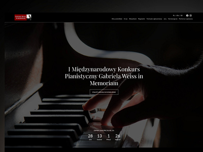 Piano competition - website competition designer piano ui ux webdesign website