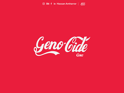 Genocide| boycott coca cola design boycott coca cola design boycott coca cola products list branding genocide in gaza statistics graphic design how many killed in gaza how many killed in gaza today illustration typography design