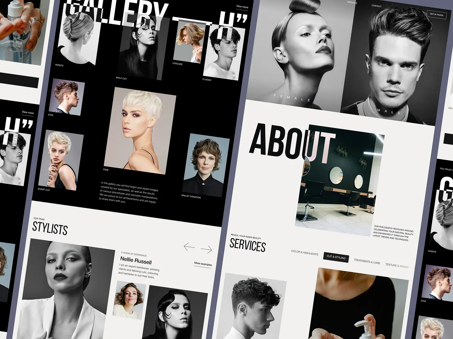 Stunning Beauty Salon Website Design Inspiration