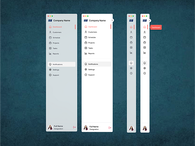 Sidebar ui element