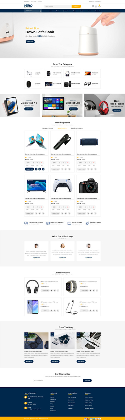 Electronics Web 3d banner branding categories design electronics graphic design illustration logo motion graphics ui ux vector