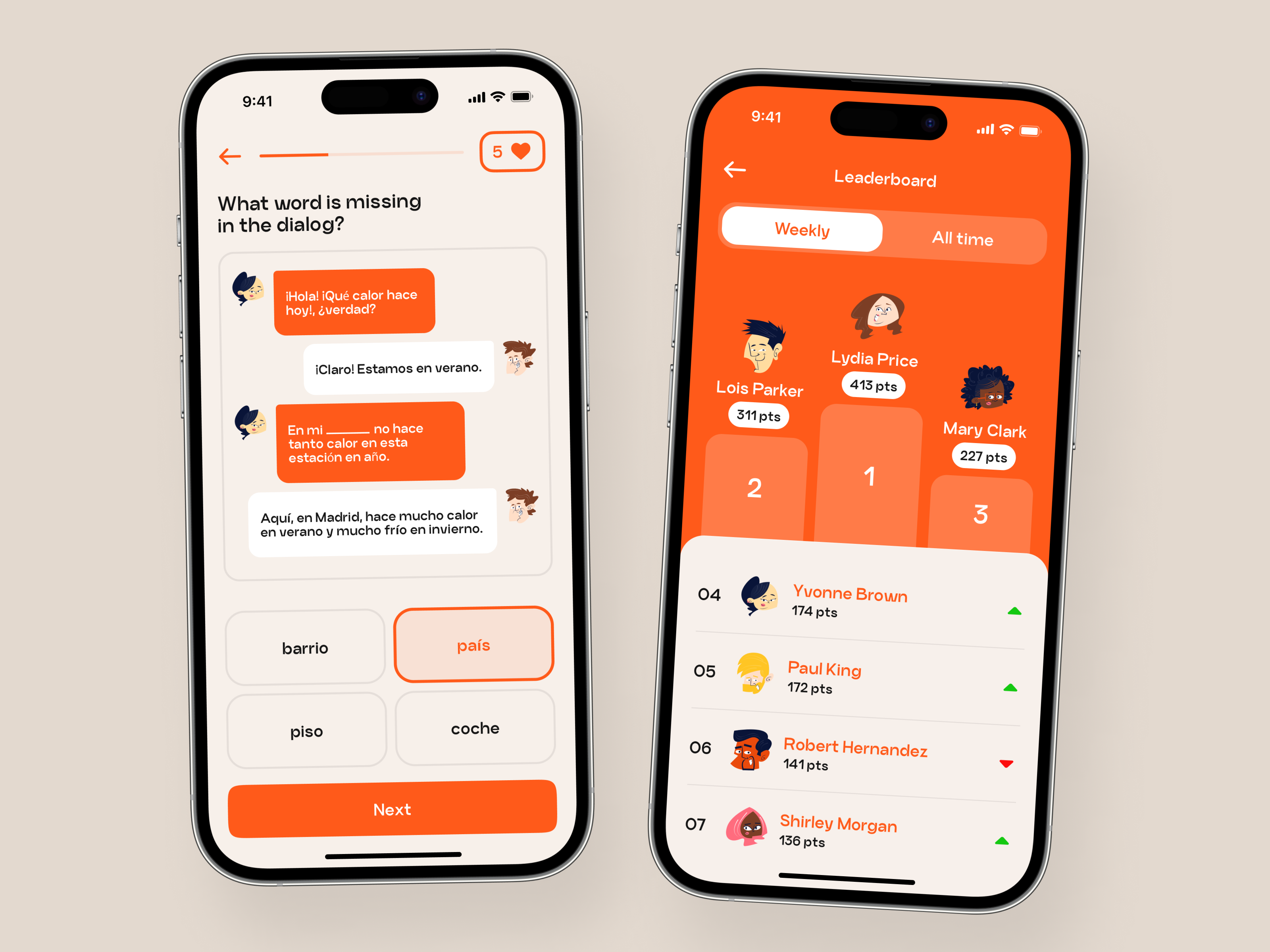 Language Learning Mobile App by Ronas IT | UI/UX Team on Dribbble