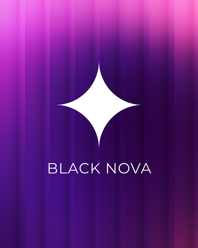New Logo Branding ✨ branding clean design agency glass gradient graphic design logo marketing pink purple ui