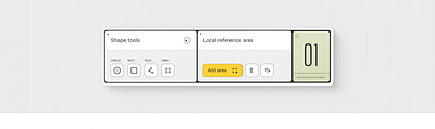 Measurement tools area reference tools