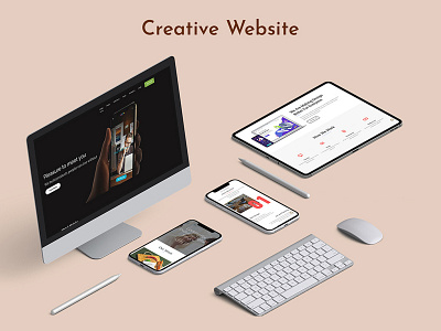 Creative Website creative design design studio graphic design illustration ui user experience user experience design ux web design website website design wordpress theme