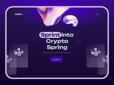 CoinX Crypto Website Ui Design bitcoin bitcoin website crypto cryptocurrency minimalist modern ui sleek interfaces ui design ui designer ui ux design user interface ux case study ux design ux designer ux research web design website