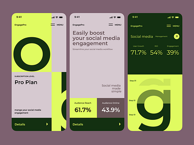 Analytics - Mobile App Concept app boost concept data design management social media ui ux