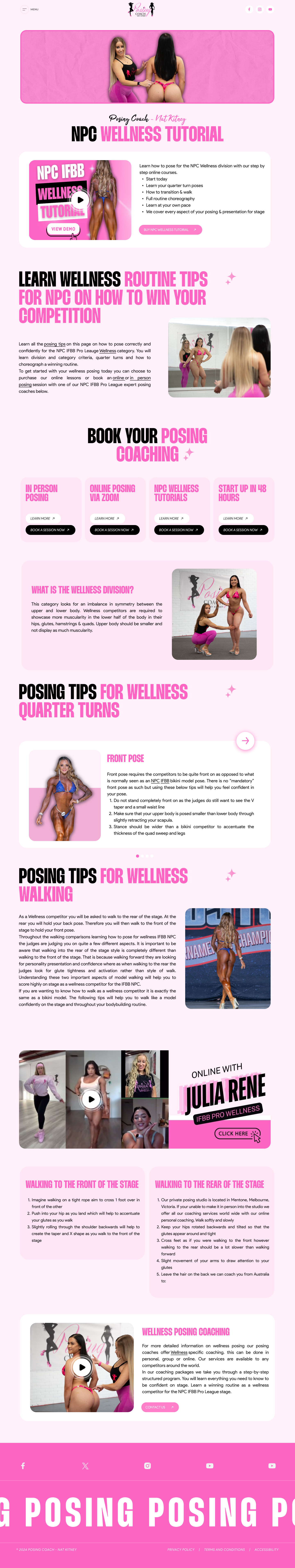 Posing Coach Australia - Website Design australia designer brand designer design inspiration fitness brand designer freelance designer graphic design graphic designer landing page design posing coach posing coach australia posing coaching australian posing graphic remote graphic designer