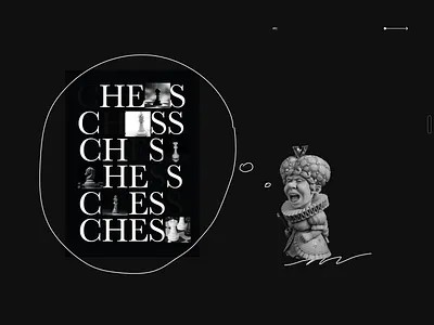 Placeholder between semantic blocks, transition graphic design ui