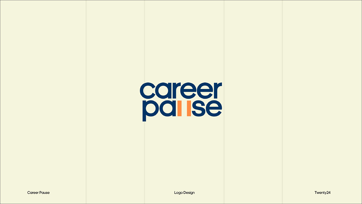 Career Pause - Visual Identity 3d animation branding graphic design logo motion graphics ui