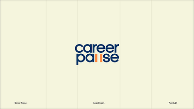 Career Pause - Visual Identity 3d animation branding graphic design logo motion graphics ui