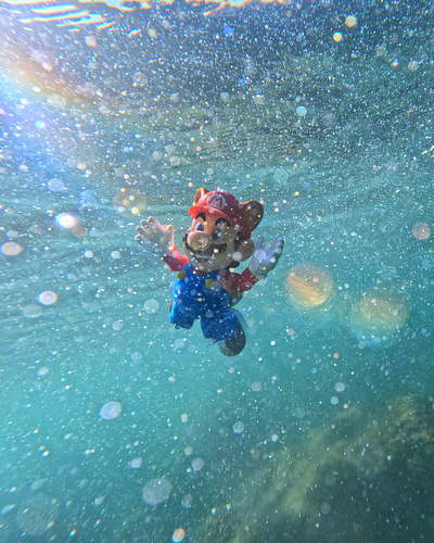 Wonder! photography super mario toyphoto toyphotography toys underwater