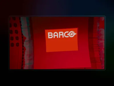 Barco 3d animation building casestudy cinema homepage interaction landing page light animation ui uidesign user experience user interface utility ux uxdesign web web development webdesign website