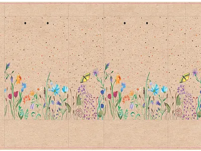 Tote Bag with flowers branding design flowers graphic design illustration painted totebag