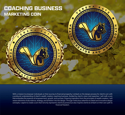 COACHING BUSSINESS MARKETING COIN 3d animation branding coin comemorative crypto design graphic design illustration logo ui