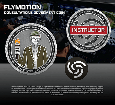 FLYMOTION CONSULTATIONS GOVERMENT COIN comemorative
