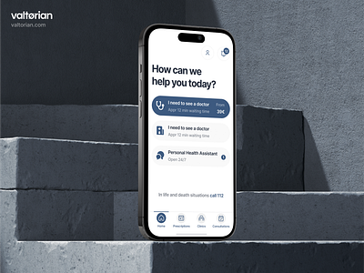 Fram Care - Find a doctor, home page of the mobile application app consultation consultation with a doctor development doctor find doctor health home page medicine mobile app no code no code development nocode ui ui desing uidesign web design web development