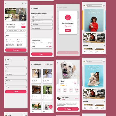 Buddy Care: UX case study pets ui uiux ux