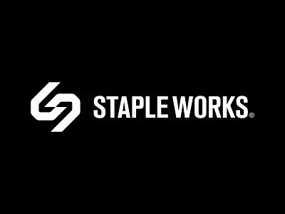 Staple Works branding design graphic design graphicdesign logo logodesign logotype vector