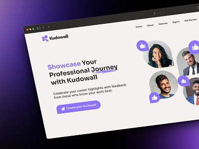 Kudowall Landing Page