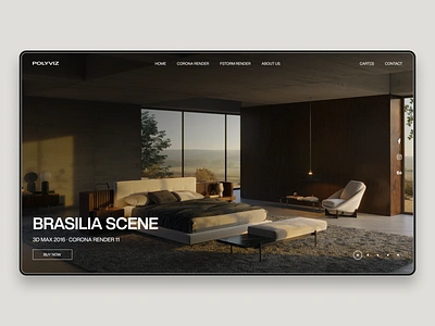 Website design for Poliviz 3dmodeling 3dscene avistudio designwebsite furniture ui uitrend userinterface ux ux ui design web design