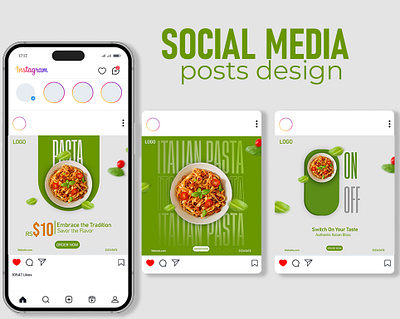 Social media post design for Restaurant brand identity food resturant graphic designer instagram post social media marketing social media post