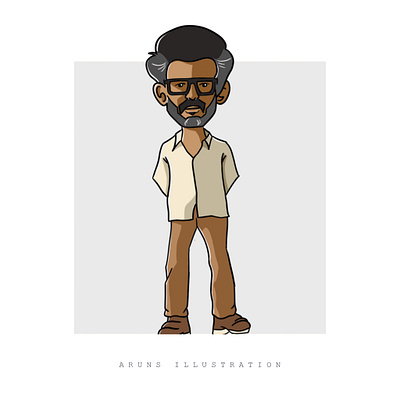 Rajinikanth - Illustration adobe design graphic design illustration illustrator procreate vector