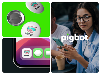 Logo, Branding, App Icon for loan platform Pig Bot | Lepshey brand identity branding branding media company logo corporate identity finance fintech graphic design icon icon app identity logo logo creation logo design logotype product design startup visual identity