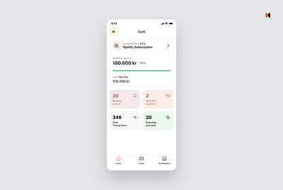 Kardio, App Design android clean design finance iso minimalistic product ui ux