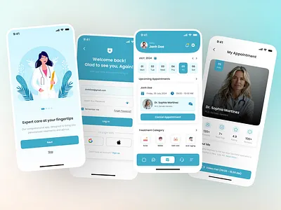 Dermatology Care App Design acneapp branding dermatology app dermatology care app design dermatologyapp graphic design logo patientapp skinapp skincare skincareappdesign ui uiuxdesign