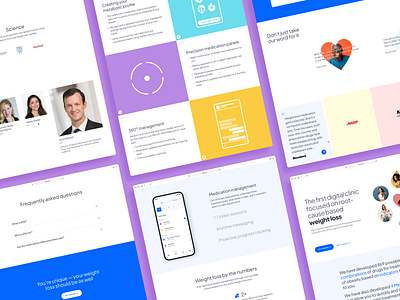 Brand Identity and UX Design of a Precision Medication Platform healt medical medical website medicine ui ux web web design