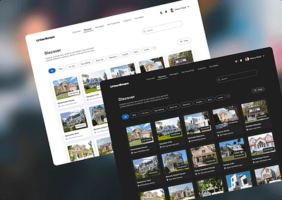 UrbanScope Real Estate Dashboard dashboard productdesign ui uiux uiuxdesign ux webapp