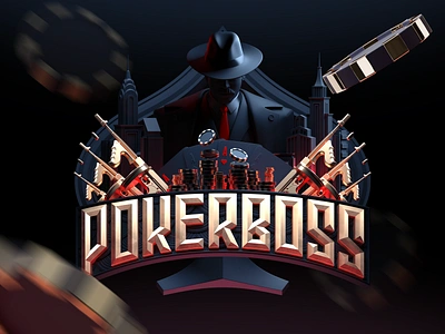 Pokerboss - Logo Illustration art branding casino casino illustration design illustration illustrator logo logo branding logo design logo illustration poker poker illustration poker logo pokeronline