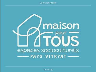 Maison pour Tous brand design brand identity branding graphic design identite graphique identite visuelle identity