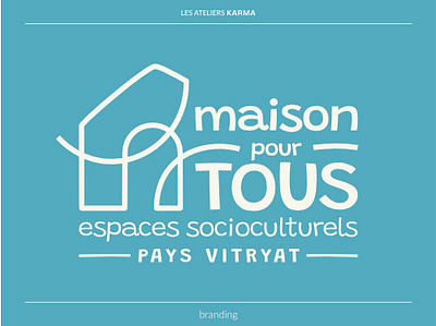 Maison pour Tous brand design brand identity branding graphic design identite graphique identite visuelle identity