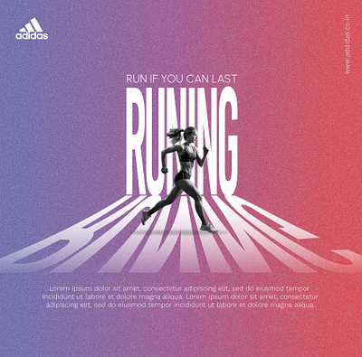 Adidas Poster Design adidas branding graphic design ui